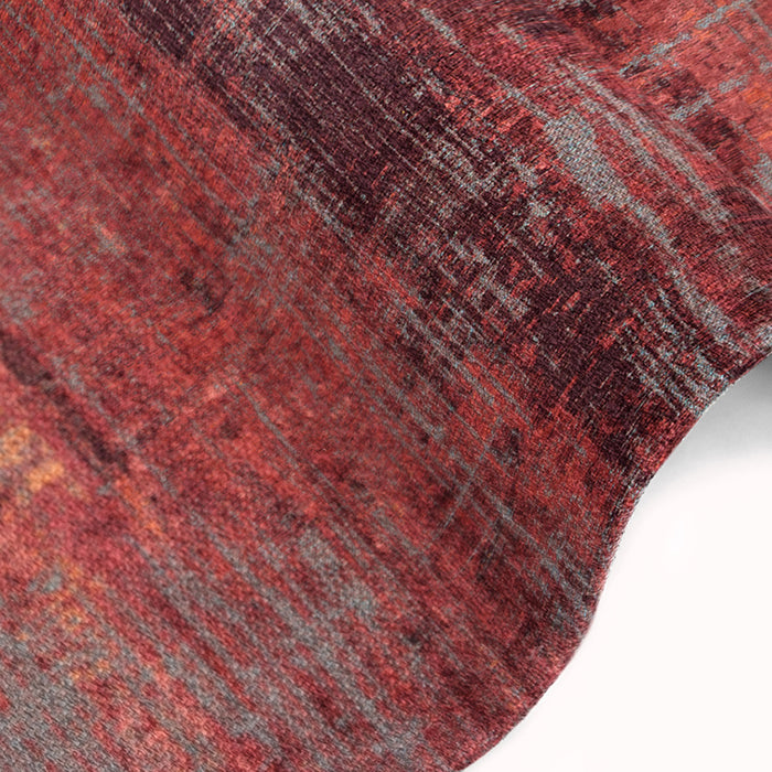 Louis de Poortere Streaks Vloerkleed 80 x 150 cm - Nassau Red