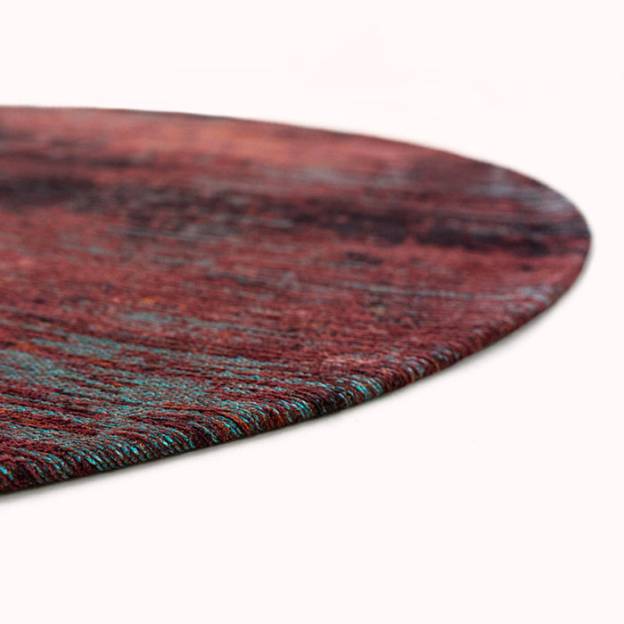 Louis de Poortere Streaks Vloerkleed Ø 140 cm - Nassau Red