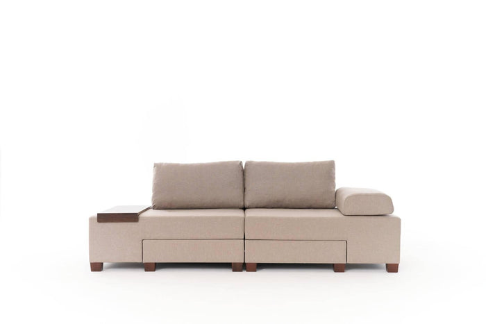 Kalune Design 3-zitsslaapbank Perenna linnen