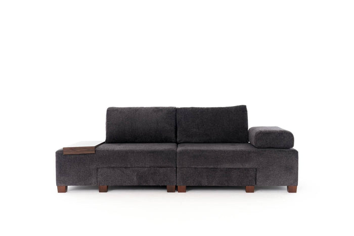 Kalune Design 3-zitsslaapbank Perenna chenille