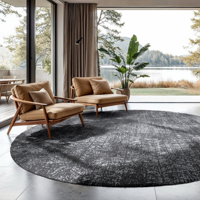 Louis de Poortere Jacob's Ladder Vloerkleed Ø 240 cm - Harlem Contrast