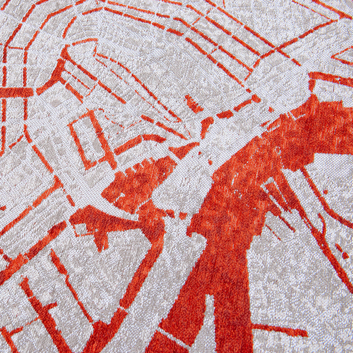 Louis de Poortere Cities Vloerkleed Ø 240 cm - Orange Cut