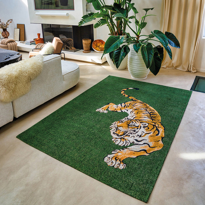 Louis de Poortere Pop Vloerkleed 170 x 240 cm - Green On Fire