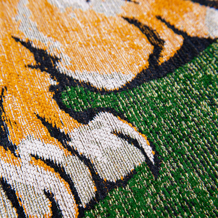 Louis de Poortere Pop Vloerkleed Ø 240 cm - Green On Fire