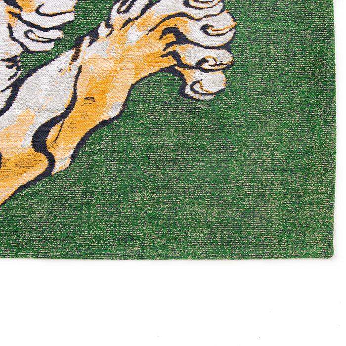 Louis de Poortere Pop Vloerkleed 240 x 340 cm - Green On Fire