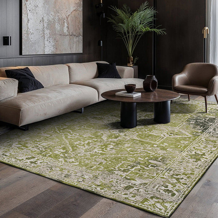 Louis de Poortere Tabriz Vloerkleed 170 x 240 cm - Olive Wood