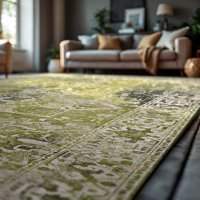 Louis de Poortere Tabriz Vloerkleed 170 x 240 cm - Olive Wood