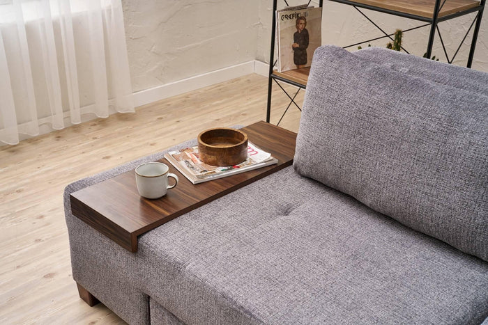 Kalune Design 3-zitsslaapbank Perenna chenille