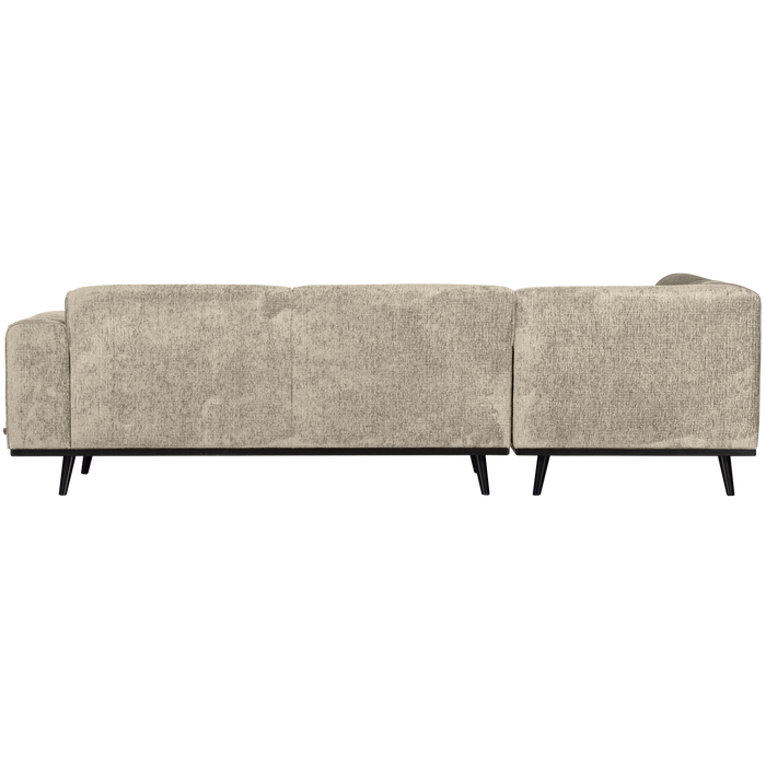 WOOOD Statement Hoekbank Links - Velvet - Beige|Wheatfield
