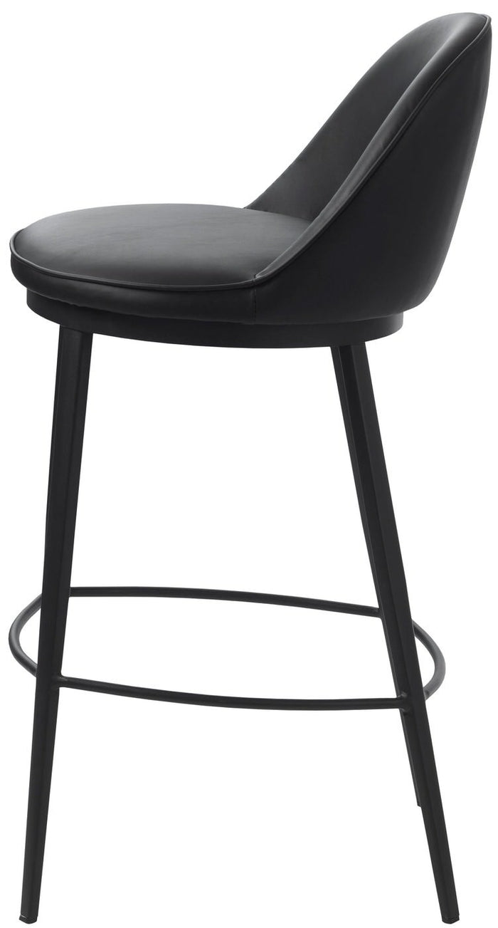 Hygge Interiors Gain Zwart Kunstleder Counter Stoel