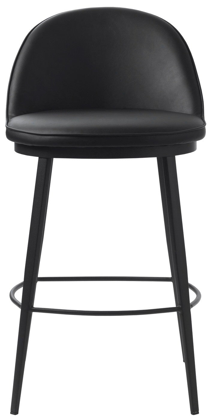 Hygge Interiors Gain Zwart Kunstleder Counter Stoel