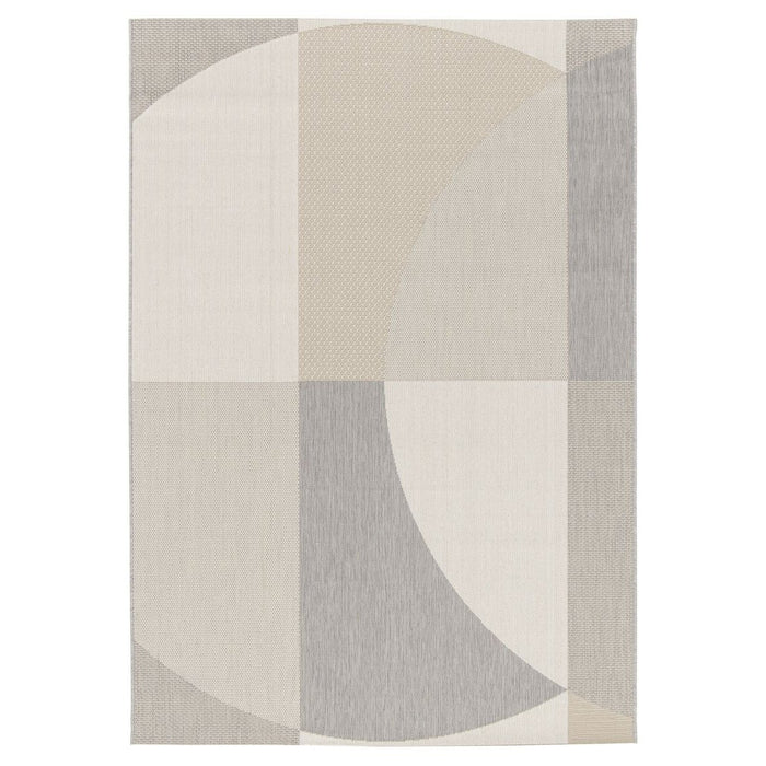 Tapeso Buitenkleed abstract - Verdance Celeste grijs|beige - 160x230