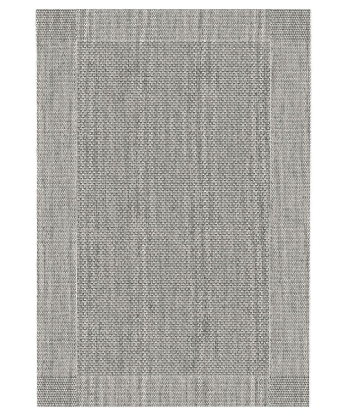 Tapeso Buitenkleed - Bask Frame grijs - 200x290 cm
