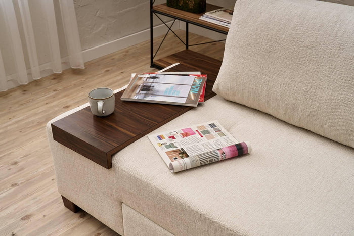 Kalune Design 3-zitsslaapbank Perenna chenille