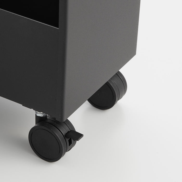 Yamazaki Keukentrolley 4 niveaus - Tower - Zwart