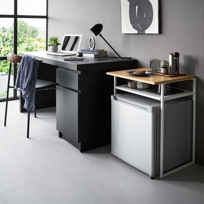 Yamazaki Bijzettafel met Lade - Tower - Wit