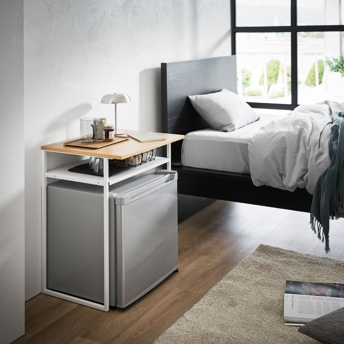 Yamazaki Bijzettafel met Lade - Tower - Wit