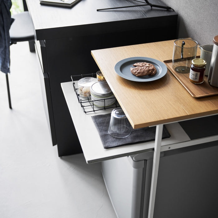 Yamazaki Bijzettafel met Lade - Tower - Wit