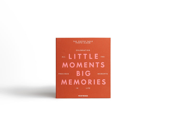 Printworks Fotoalbum - Little Moments Big Memories - Oranje
