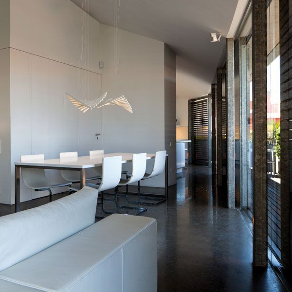 Rhythm 5110 hanglamp LED gebroken wit