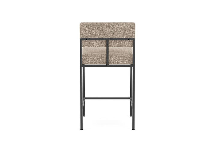 FÉST Monday barkruk 65 zwart Soil 01 natural