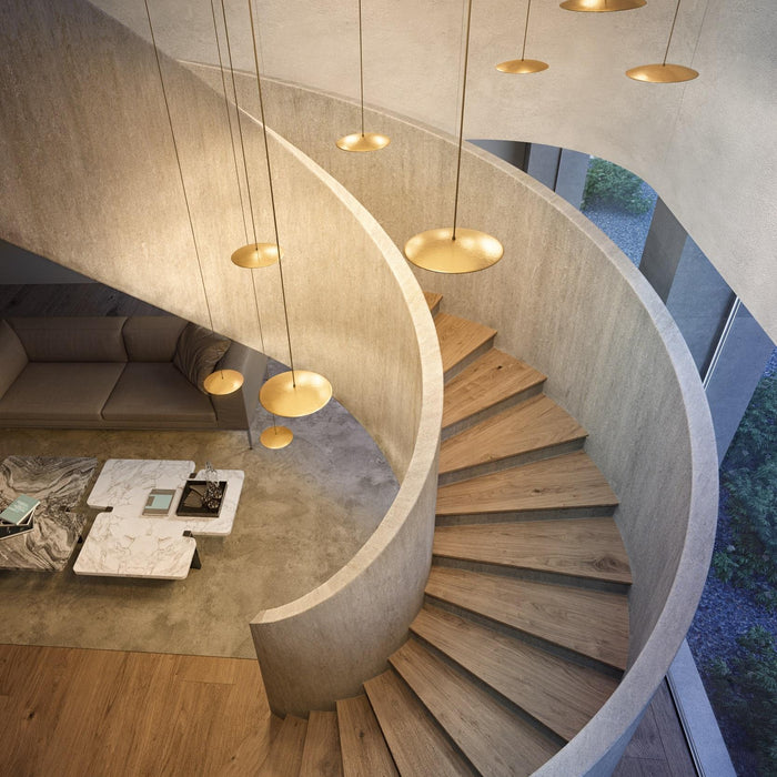 Marset Ginger hanglamp Ø42 LED DALI messing|wit