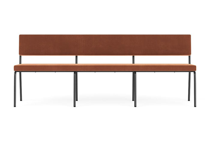 FÉST Monday eetbank 200 zwart Soil 01 natural