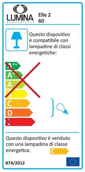 Lumina Elle 2 vloerlamp met dimmer wit