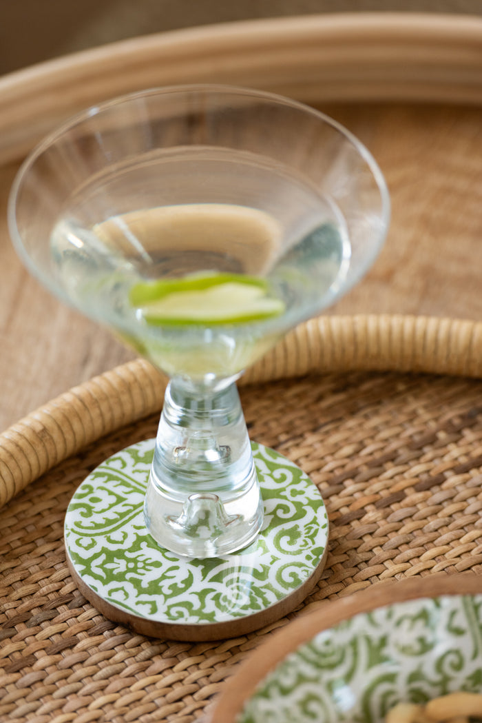 J-Line glas cocktail Lewis - glas - transparant - 4 stuks