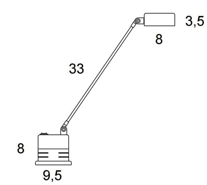 Lumina Daphinette tafellamp LED 3000K rood