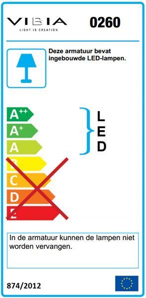 Skan 0260 vloerlamp LED zwart