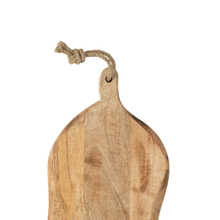 J-Line snijplank Organic Ovaal - hout - naturel - small