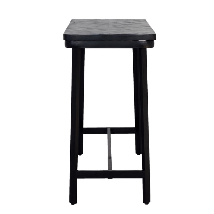 Giga Meubel - Bartafel Zwart 140cm - Mangohout - Max