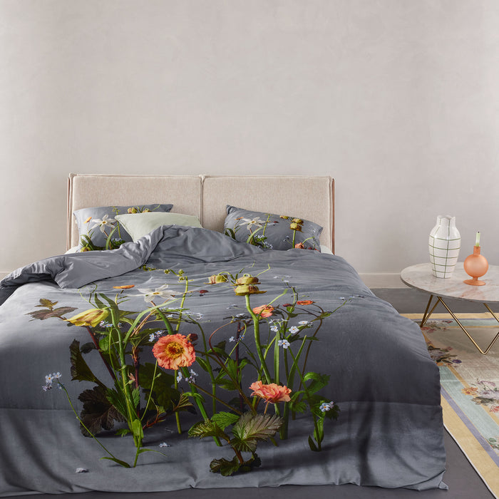 Essenza Ficaria Dekbedovertrek 200 x 200|220 cm - Grijs