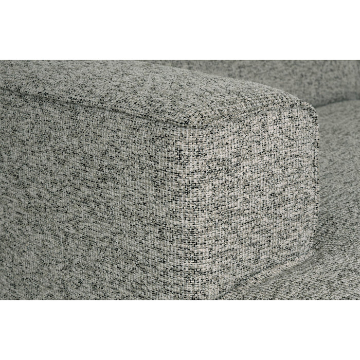 by fonQ Loft Hoekbank met Chaise Longue Links - Chenille Melange - Mintgroen