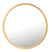 J-Line spiegel Mona Rond - ijzer|glas - goud - extra small - Ø 30 cm