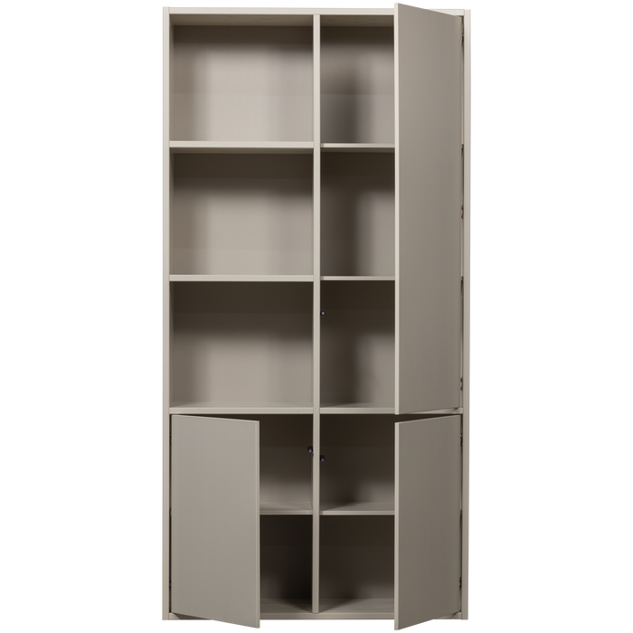 WOOOD Meggy Opbergkast Rechts - Grenen hout - Dust|Grijs - 215x108x40