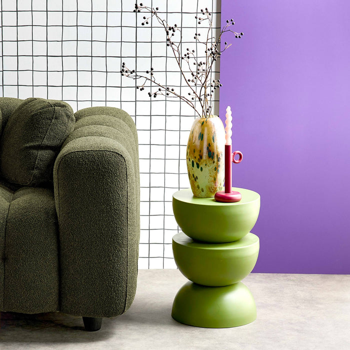 sweeek - Verstelbare hoekbank, boucléstof