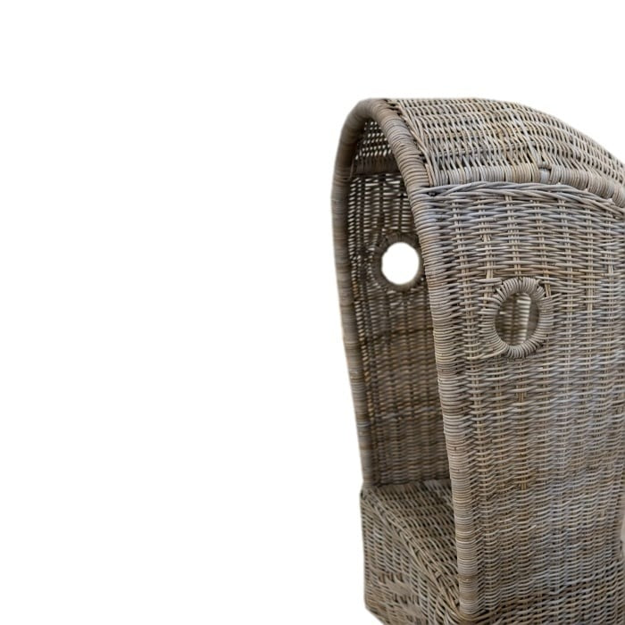 Vtw Living - Tuinstoel Rotan Bruin - Strandstoel - 160 x 80 x 80 cm