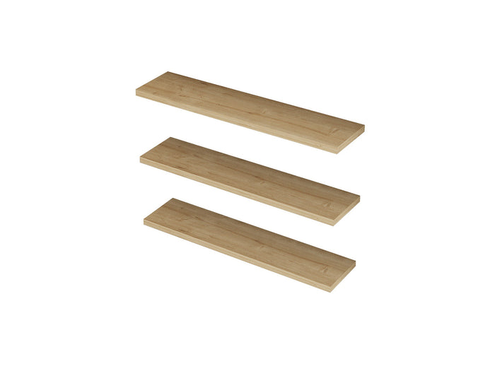 Giga Meubel - Wandplank Naturel - Set Van 3 - 60x14,5x1,8cm - Boss