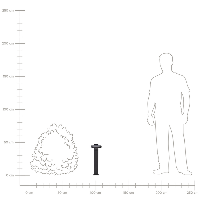Beliani - PARKERS - Tuinverlichting LED - Zwart - Aluminium