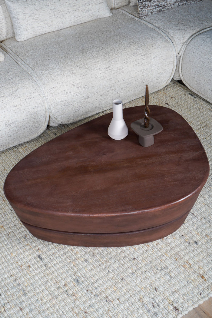 Home67 - Salontafel Kiva 107 x 80 cm - Espresso Mangohout