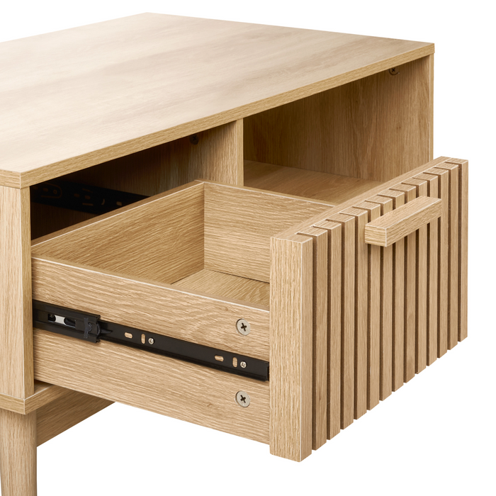 Beliani - LYNWOOD - Salontafel - Lichthout - MDF