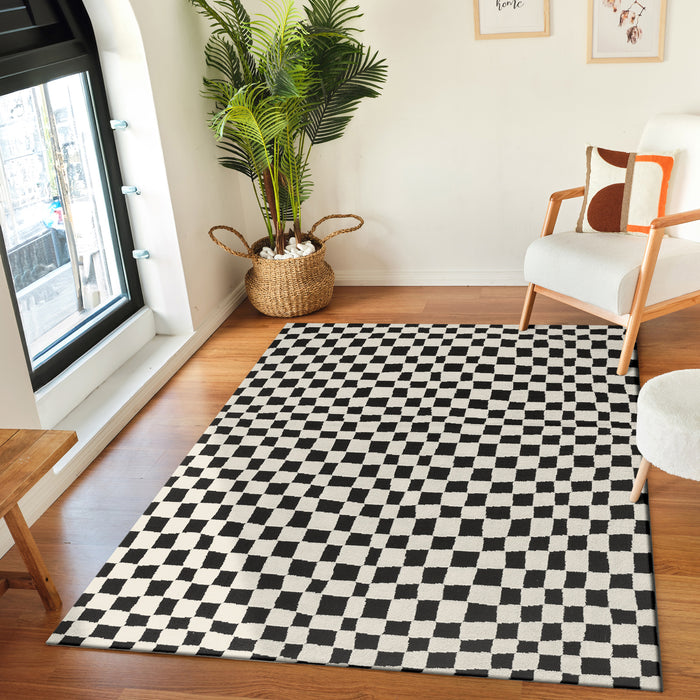 by fonQ Daze Vloerkleed 160 x 213 cm - Zwart