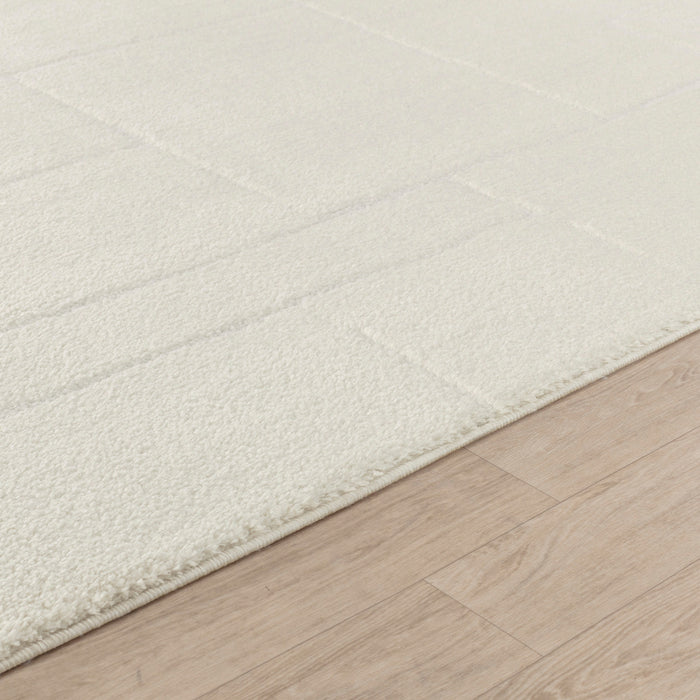 by fonQ Ribble Vloerkleed 200 x 275 cm - Ivoor