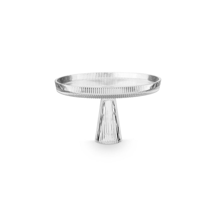 vtwonen Taartplateau - Taartstandaard van Glas - 29.6x18cm