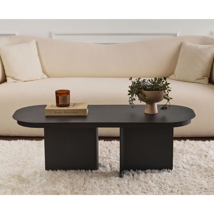 Calicosy - Salontafel ALMA - L120 cm - Zwart