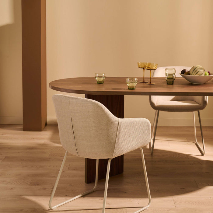 NADUVI Collection Philipa Eettafel - Bruin