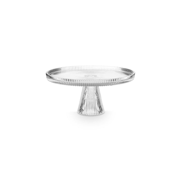 vtwonen Taartplateau - Taartstandaard van Glas - 24.7x12cm
