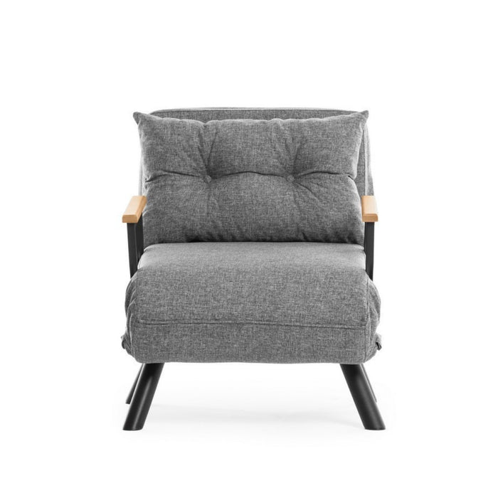 Calicosy - Slaapfauteuil SANDO - B67 cm - Lichtgrijs
